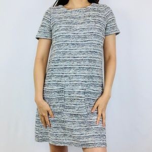 Loft Dress Knitted Textured Shift Dress